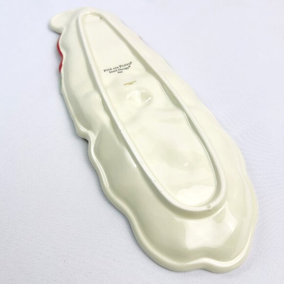 Fitz & Floyd Snack Therapy Christmas Holiday Santa Plate Platter 13” - Picture 4 of 8